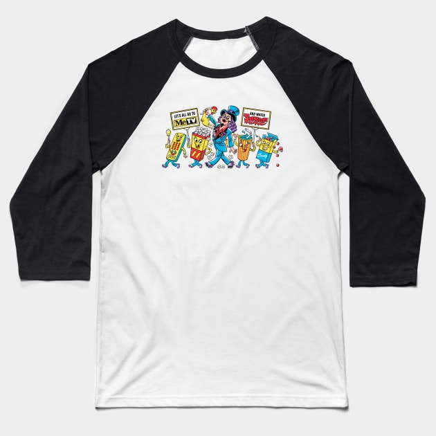 Lets All Go Svengoolie Baseball T-Shirt by CelestialCharmCrafts